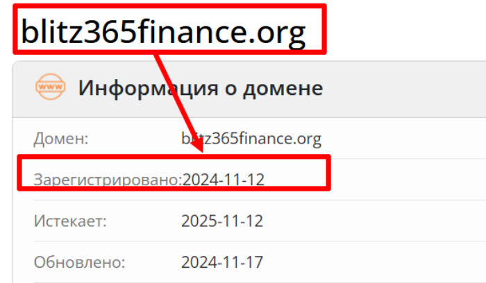 Blitz Finance возраст 