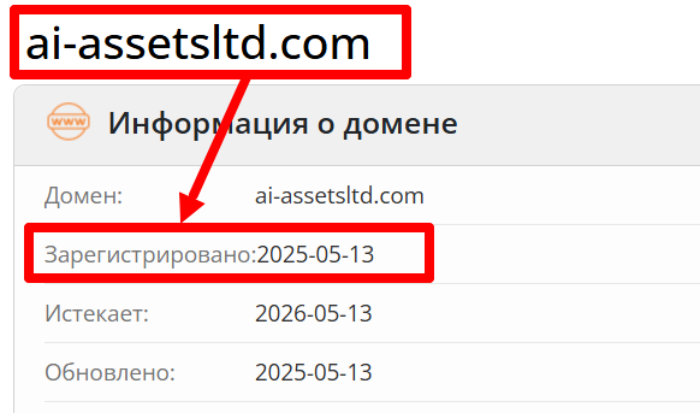 AI Assets LTD возраст 