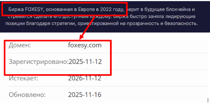 FOXESY возраст 