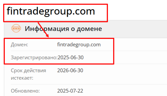 Fintradegroup возраст 