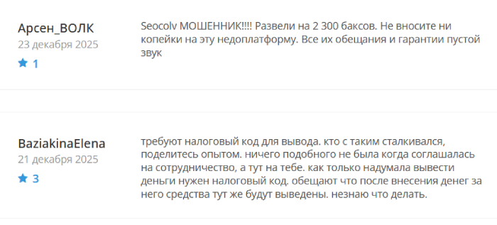 Seocolv отзывы