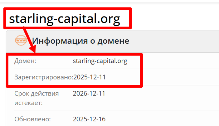 Starling Capital возраст 