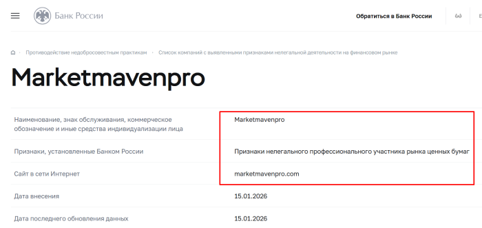 Marketmavenpro отзывы