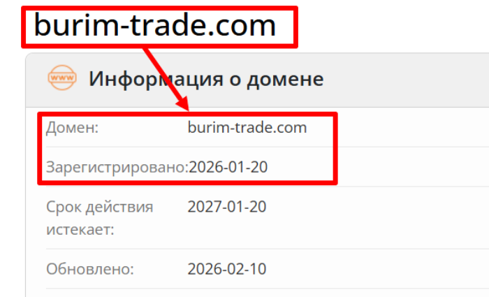 Мошеннический брокер Burim Trade (burim-trade.com) Отзывы и возврат денег! 6 Burim Trade возраст