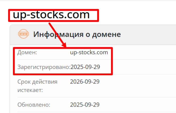 UpStocks возраст 