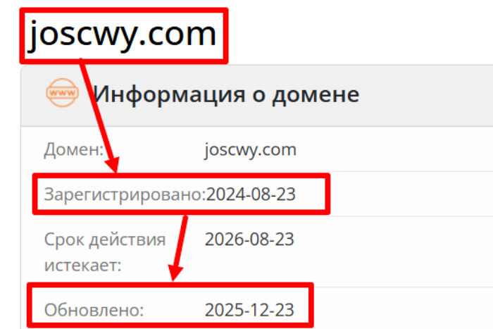 Мошеннический брокер Joscwy (joscwy.com) Отзывы и возврат денег! 6 Joscwy возраст