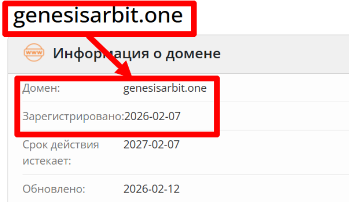 GenesisArbit возраст 
