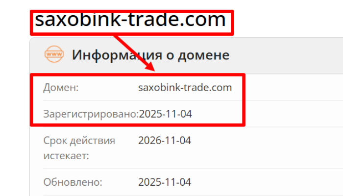 Saxo Binck возраст 