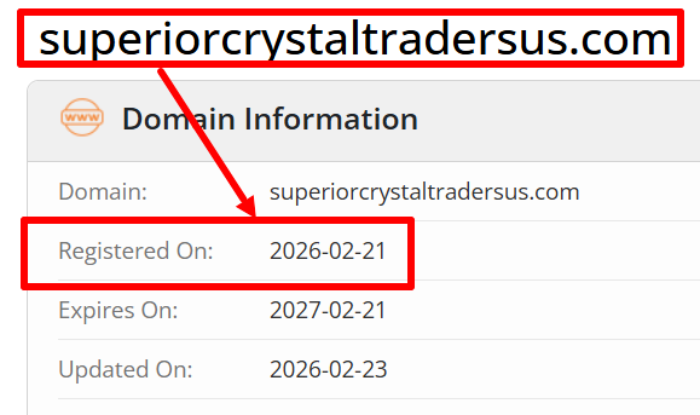 Superior Crystal Traders возраст 