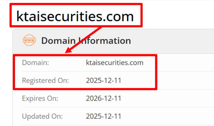 Ktaisecurities возраст 