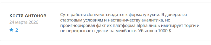 Clomveor отзывы