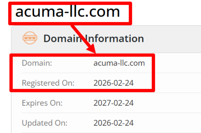 Acuma LLC возраст 