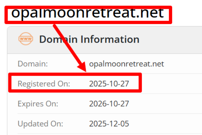 Opalmoonretreat возраст 