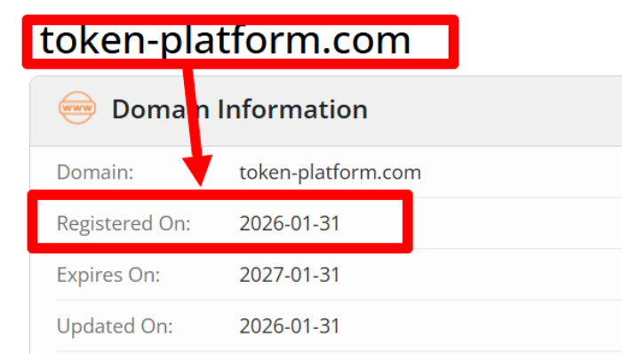 Token Platform возраст 