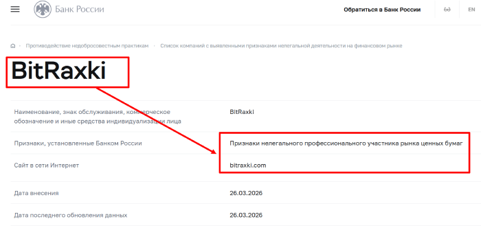 Мошеннический брокер BitRaxki (bitraxki.com) Отзывы и возврат денег! 8 BitRaxki отзывы