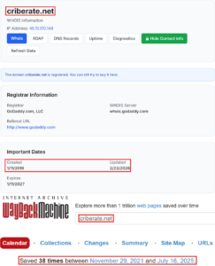 Фальшивый брокер Сriberate (criberate.net). Отзывы и возврат денег
