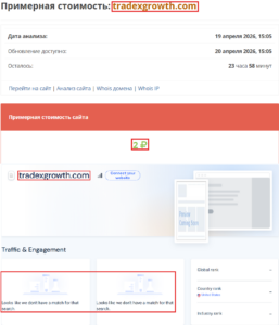 Фальшивый брокер TradeXGrowth (tradexgrowth.com). Отзывы и возврат денег