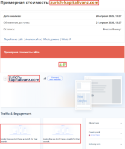 Мошеннический брокер Zürich Kapitalivanz (zurich-kapitalivanz.com). Отзывы и возврат денег