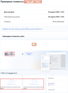 Лжеброкер GPT V61+ App (gpt-v61-app.com). Отзывы и возврат денег