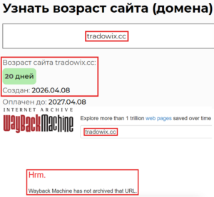 Аферистский брокер Tradowix (tradowix.cc). Отзывы и возврат денег