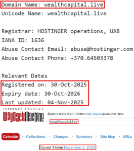 Аферистский брокер Wealth Capital (wealthcapital.live). Отзывы и возврат денег