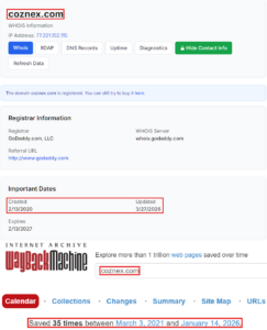 Мошеннический обменник Сoznex (coznex.com). Отзывы и возврат денег