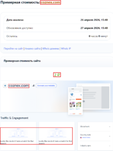 Мошеннический обменник Сoznex (coznex.com). Отзывы и возврат денег