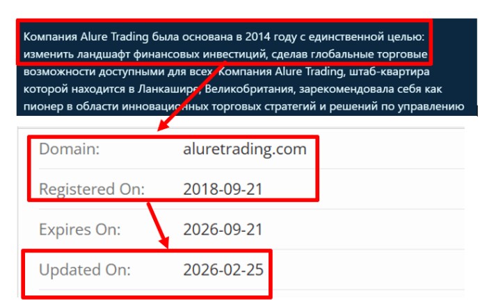 Alure Trading возраст 