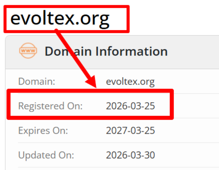 Evoltex возраст 