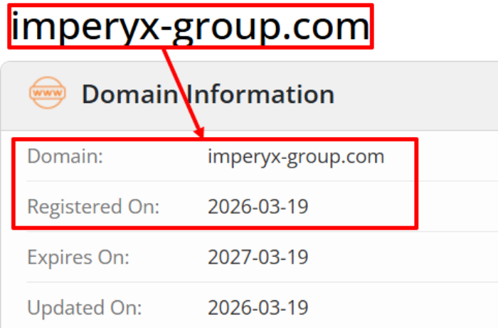 Imperyx Group возраст 