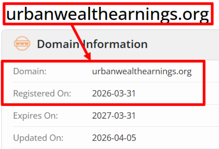 Мошеннический брокер Urban Wealth Earning (urbanwealthearnings.org) Отзывы и возврат денег! 6 Urban Wealth Earning возраст