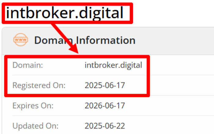 Мошеннический брокер App Intbroker Digital (app.intbroker.digital) Отзывы и возврат денег! 6 App Intbroker Digital возраст