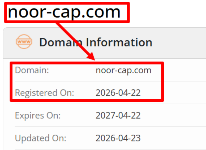Мошеннический брокер Noor Cap Com (my.noor-cap.com) Отзывы и возврат денег! 6 Noor Cap Com возраст