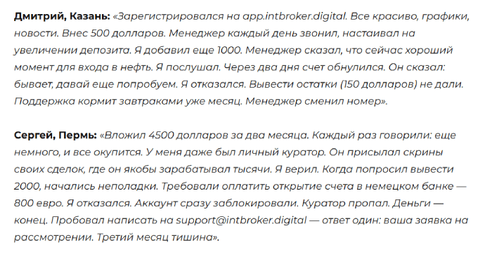 Мошеннический брокер Interactive Broker (intbroker.digital) Отзывы и возврат средств! 8 Interactive Broker отзывы