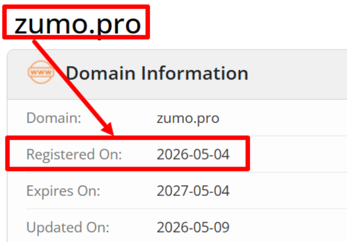 Zumo возраст 