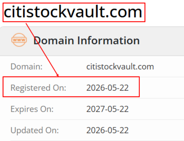 Citi Stock Vault возраст 
