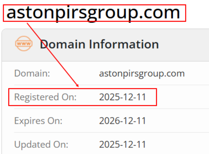 Мошеннический брокер Aston Pirs Group (astonpirsgroup.com) Отзывы и возврат денег! 6 Aston Pirs Group возраст