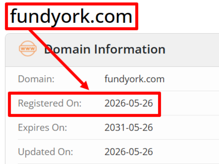 Мошеннический брокер Fundyork (fundyork.com) Отзывы и возврат денег! 6 Fundyork возраст