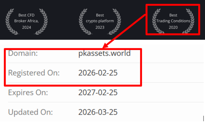 Мошеннический брокер PK Assets AG (pkassets.world) Отзывы и возврат денег! 6 PK Assets AG возраст