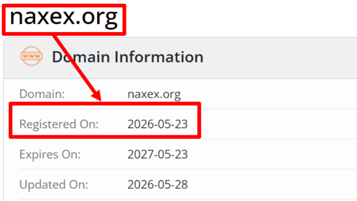 Мошеннический брокер Naxex (pro-trading.naxex.org) Отзывы и возврат денег! 6 Naxex возраст