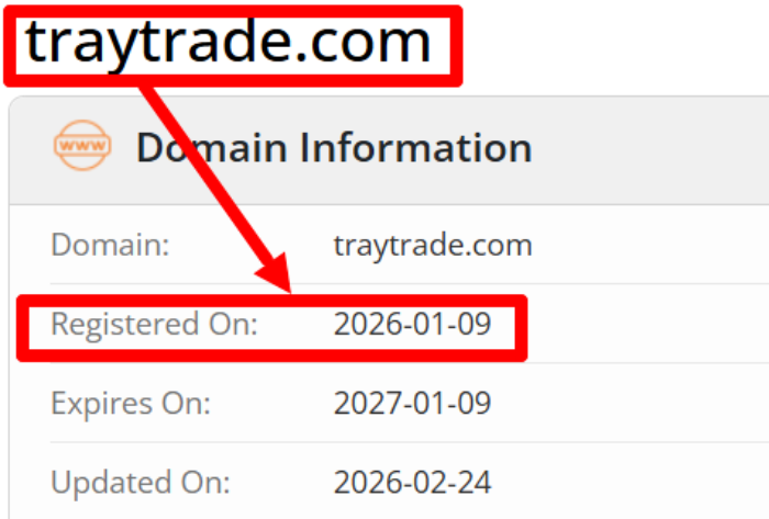 Мошеннический брокер TrayTrade (traytrade.com) Отзывы и возврат денег! 6 TrayTrade возраст