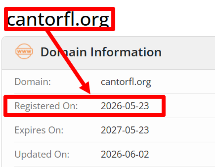 Мошеннический брокер CANTOR FINANCE LIMITED (cantorfl.org) Отзывы и возврат денег! 6 CANTOR FINANCE LIMITED возраст