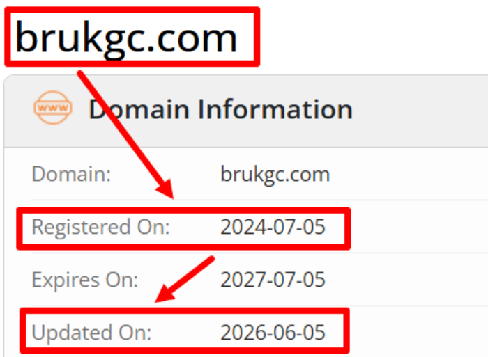 Brukgc возраст 