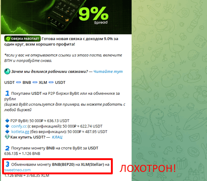 SweetNeo мошенники
