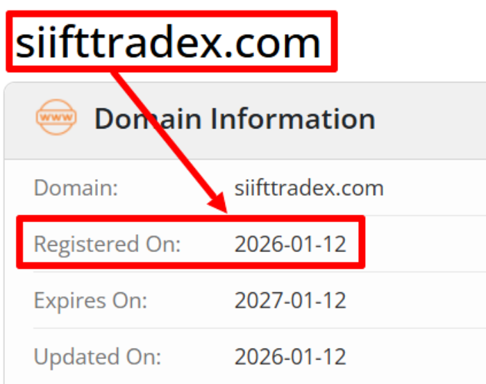 Siift Tradex Investment возраст 