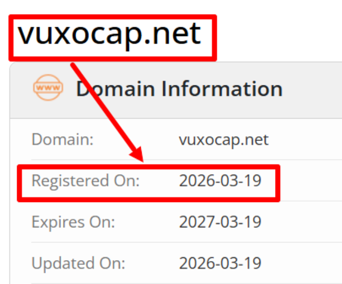 VuxoCap возраст 