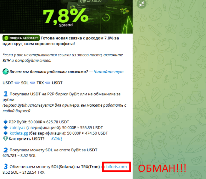 Biforis обман