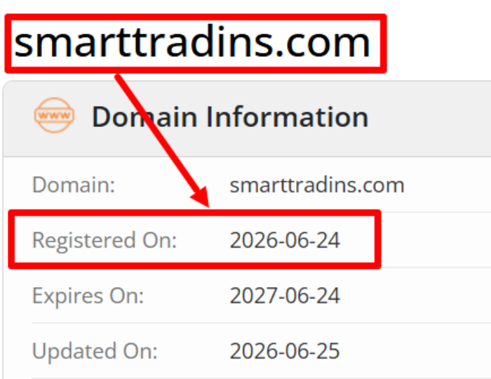 Мошеннический брокер SmartTrading (smarttradins.com) Отзывы и возврат денег! 6 SmartTrading возраст