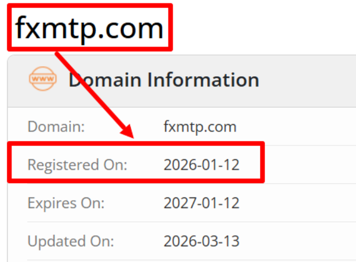 Мошеннический брокер FXMTP (fxmtp.com) Отзывы и возврат денег! 6 FXMTP возраст