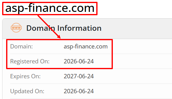 Мошеннический брокер Asp Finance (asp-finance.com) Отзывы и возврат денег! 6 Asp Finance возраст